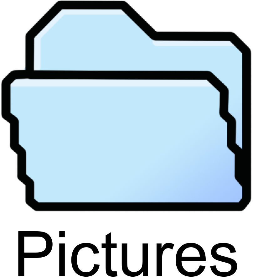 folder containing pictures