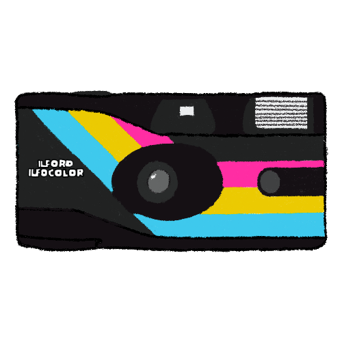 folder containing Ilford retro film pictures