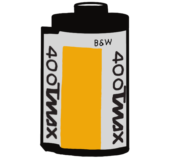 folder containing Kodak Tmax 400 film pictures